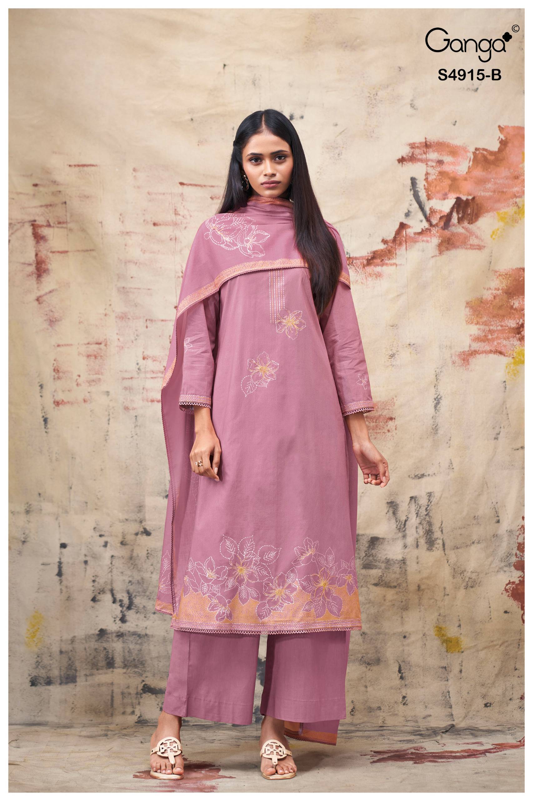 FIVANSHI 4915 Series By GANGA FASHION Stylish Beautiful Colourful COTTON Dresses At Wholesale Price